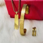 আয়াতুল কুরসি খোদাই করা প্রিমিয়াম কম্বো সেট – চেইন লকেট, আংটি ও ব্রেসলেট | ১০০% স্টেইনলেস স্টিল - Image 7