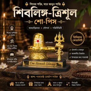 শিবলিঙ্গ ত্রিশুল শোপিস